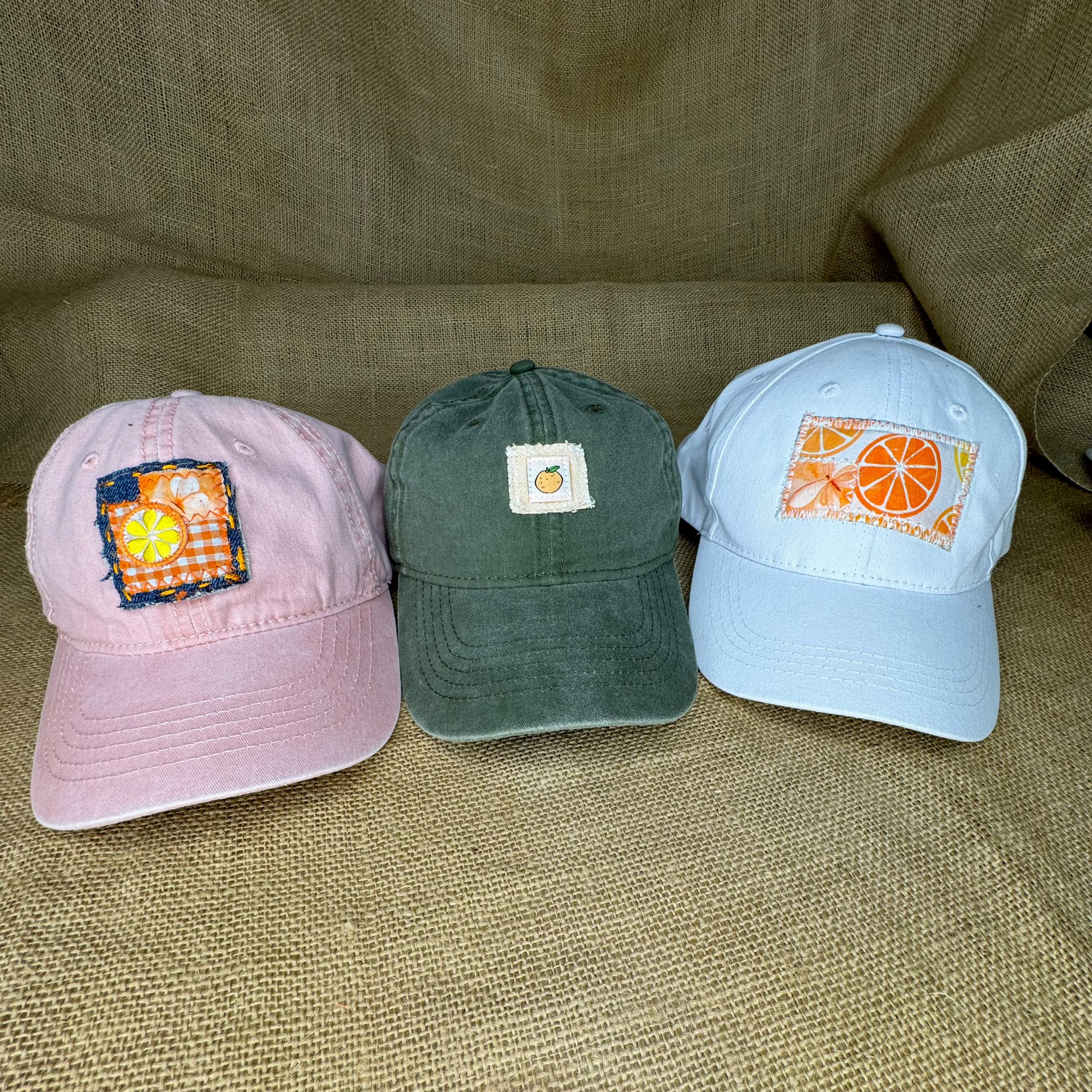 Hand Stitched Patchwork Hats